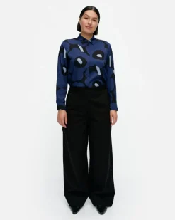 Funktio Solid Cotton Trousers