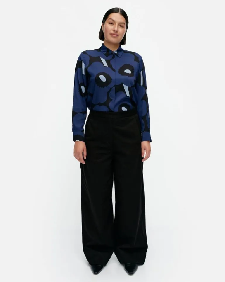 Funktio Solid Cotton Trousers