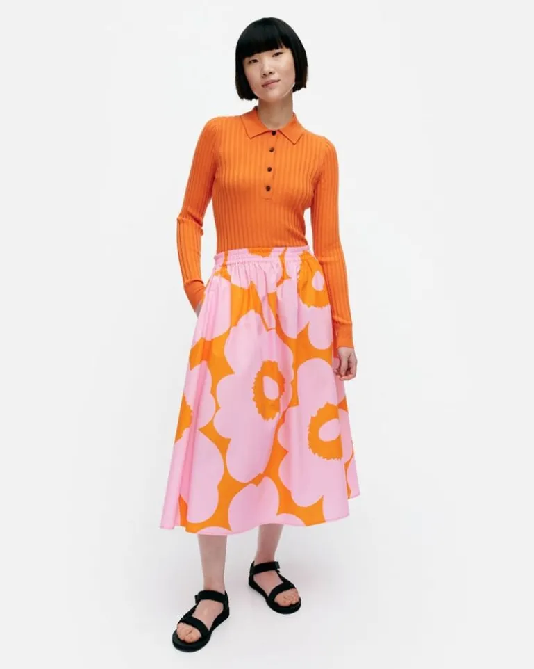 Garrel Unikko Cotton Poplin Skirt