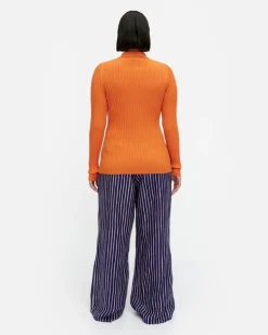 Iitu Solid Knitted Wool Pullover