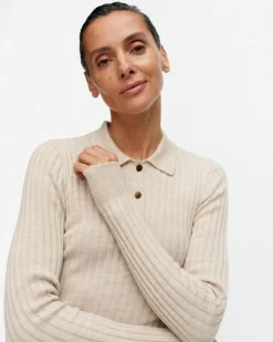 Iitu Solid Knitted Wool Pullover