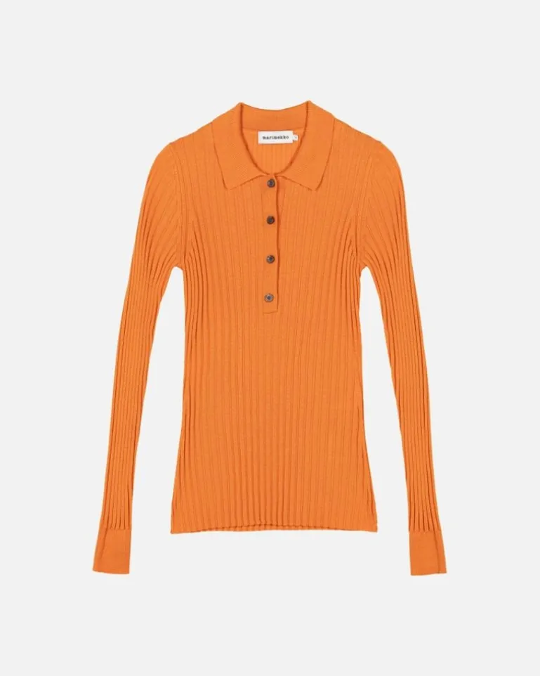 Iitu Solid Knitted Wool Pullover