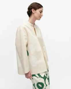 Kerran Heijastus Unikko Cotton Linen Blouse