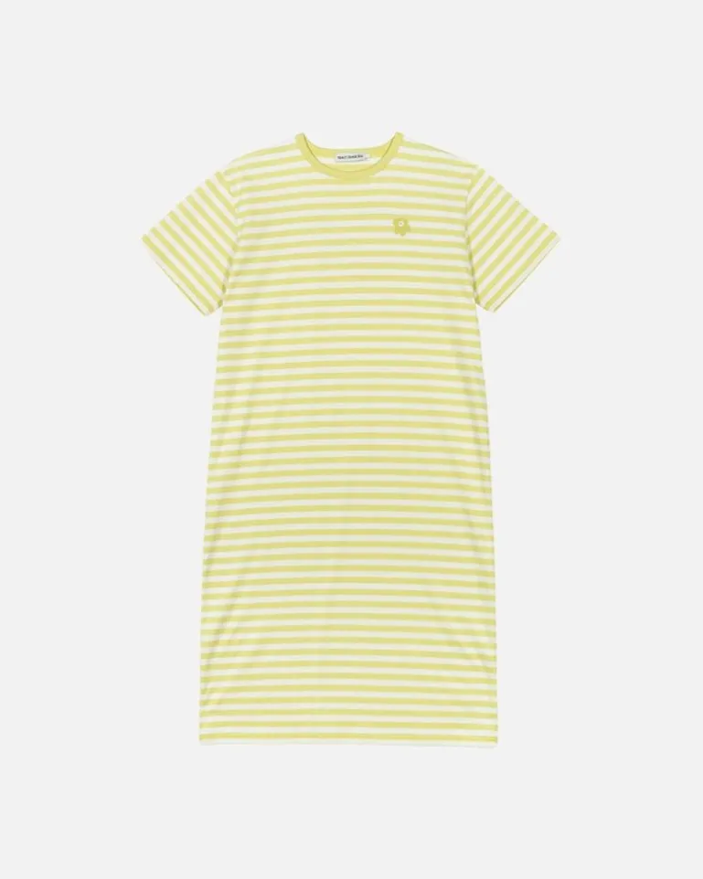 Kioski Tasaraita Oversized Jersey Dress