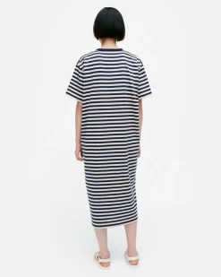 Kioski Tasaraita Oversized Jersey Dress