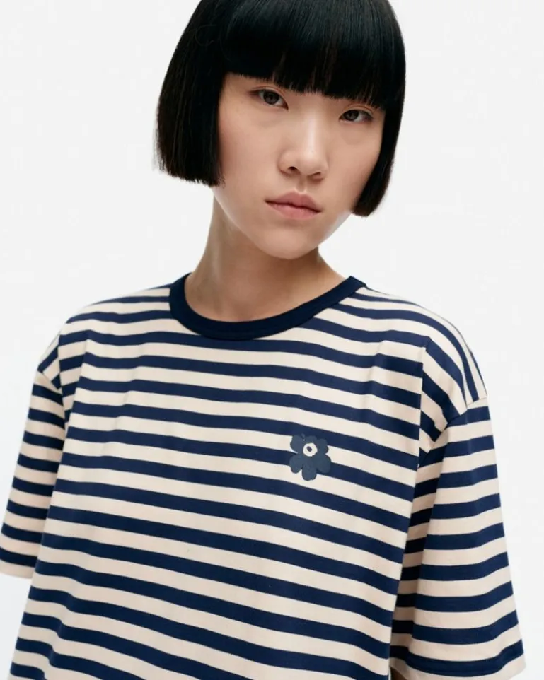 Kioski Tasaraita Oversized Jersey Dress