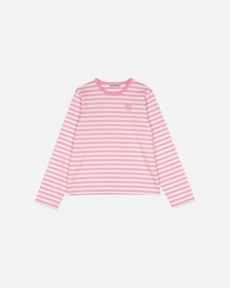 Kioski Tasaraita Relaxed Longsleeve Jersey Top