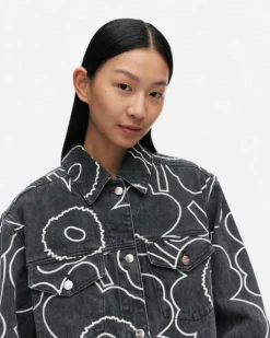 Kioski Ystavyys Pieni Piirto Unikko 2 Denim Jacket