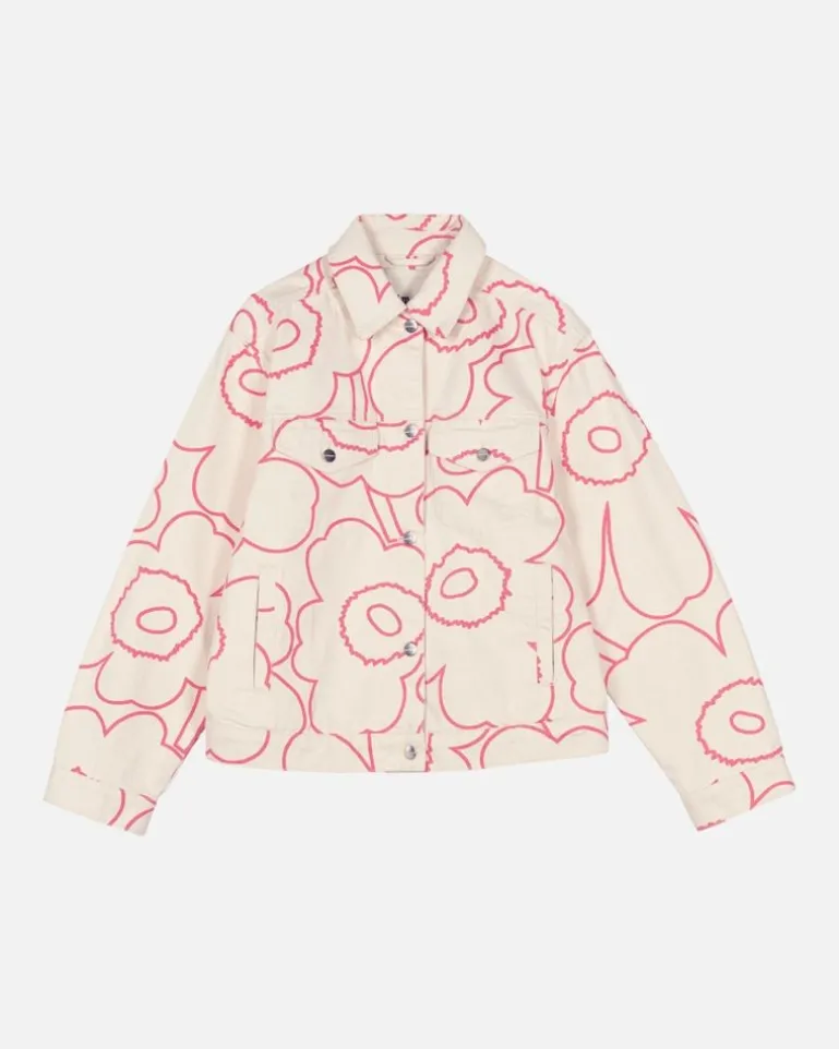 Kioski Ystavyys Pieni Piirto Unikko 2 Denim Jacket