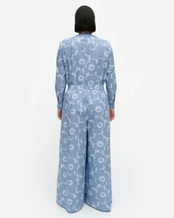 Kohti Unikko Cotton Poplin Trousers