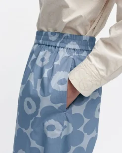Kohti Unikko Cotton Poplin Trousers