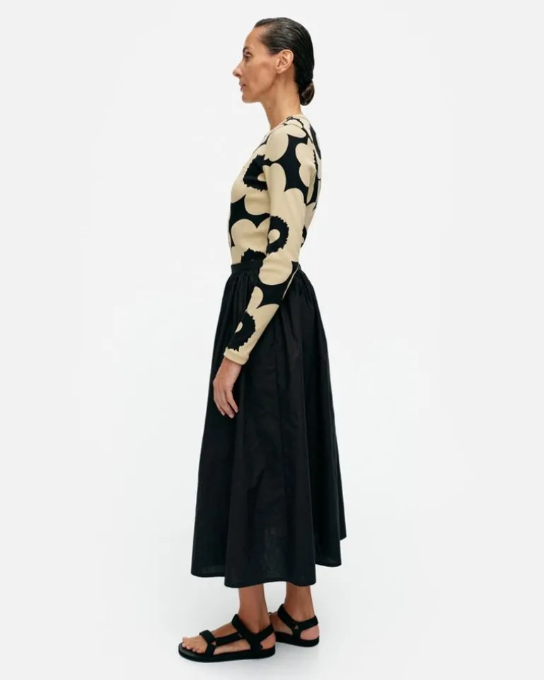 Meimi Mini Unikko Cotton Poplin Skirt