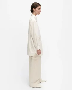 Muoto Piirto Unikko Cotton Poplin Shirt