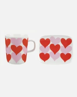 Oiva / Sydamet Mug 2,5 Dl And Plate 12X15 Cm Set