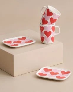 Oiva / Sydamet Mug 2,5 Dl And Plate 12X15 Cm Set