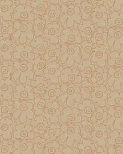 Pieni Piirto Unikko Cotton-Linen Fabric
