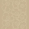 Piirto Unikko Linen Fabric