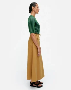 Raate Solid Cotton Wrap Skirt