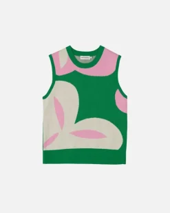 Vesikko Poiminto Knitted Cotton Vest